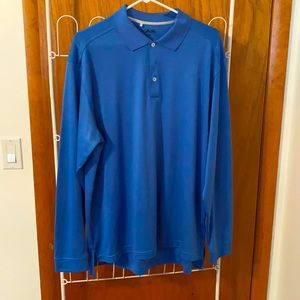 Adidas long sleeve polo
